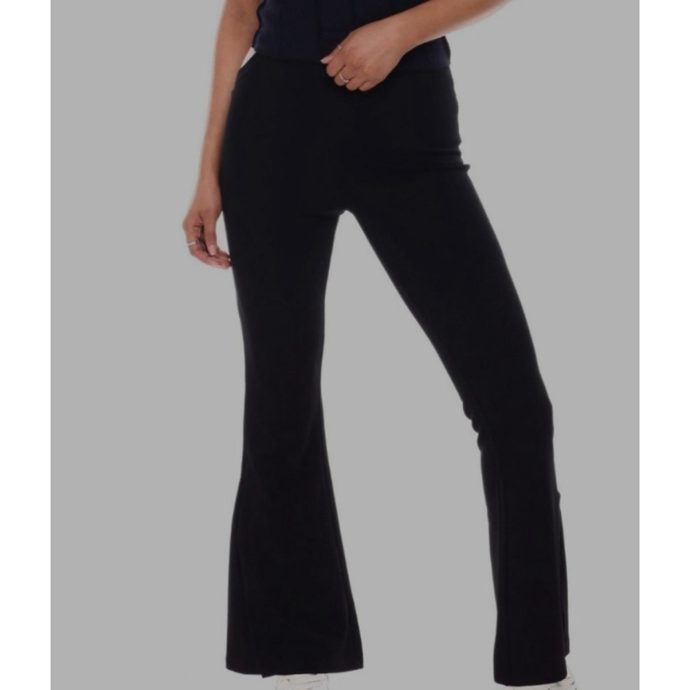 Full Length High Rise Pant W/Side Slit & O-Ring